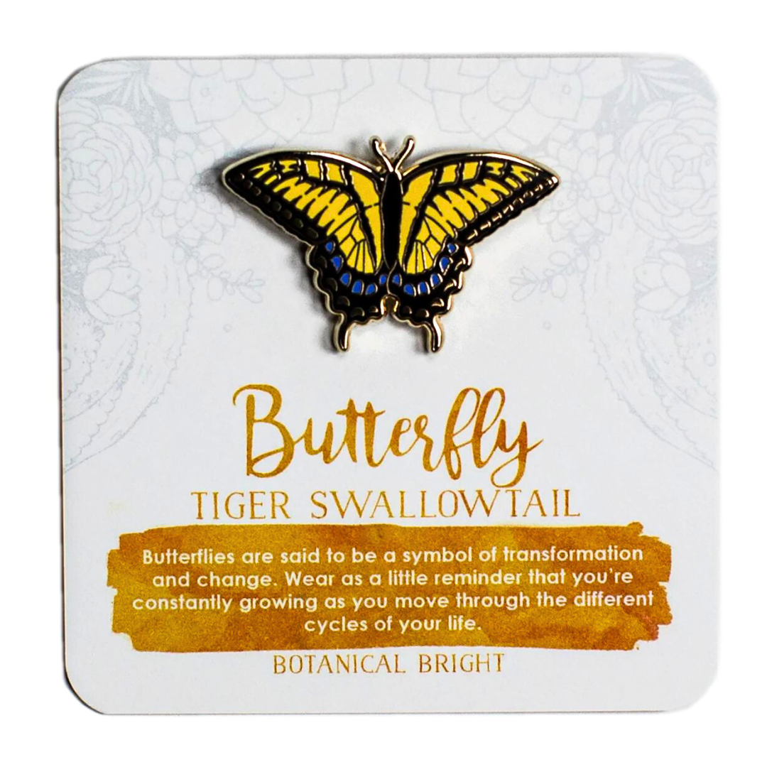 Enamel Swallowtail Butterfly Pin