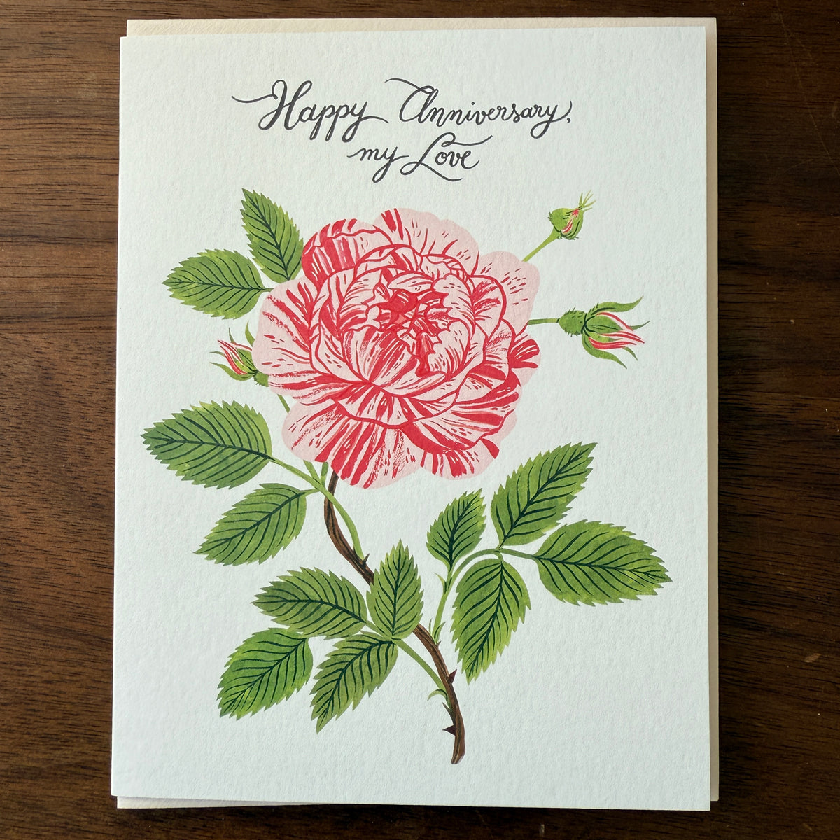 Happy Anniversary Rose Card
