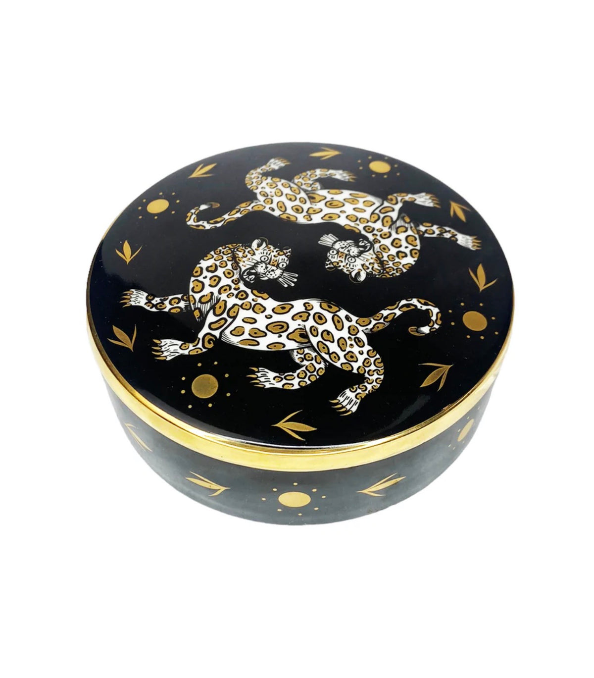 Leopard Horizon Ceramic Box