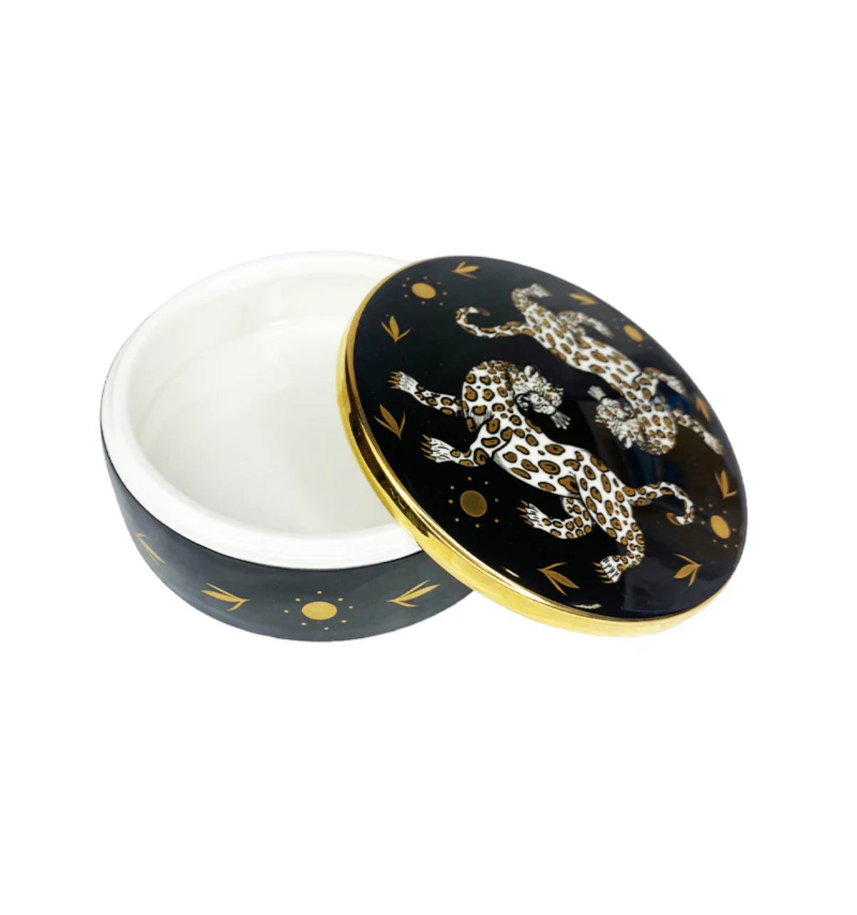 Leopard Horizon Ceramic Box