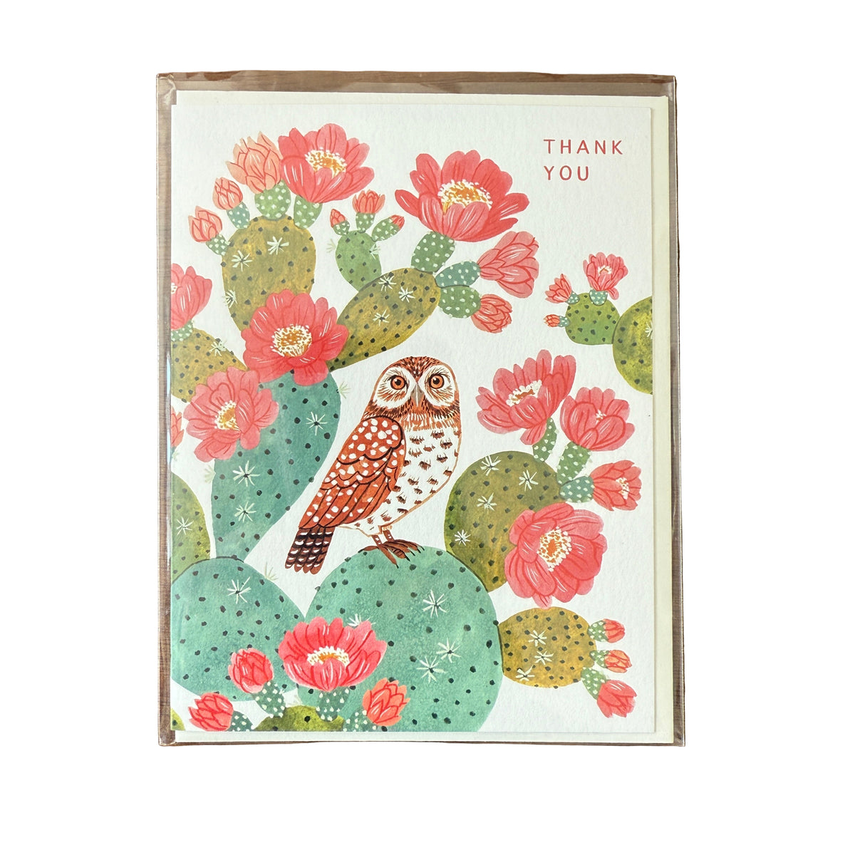 Desert Owl Thank You Card