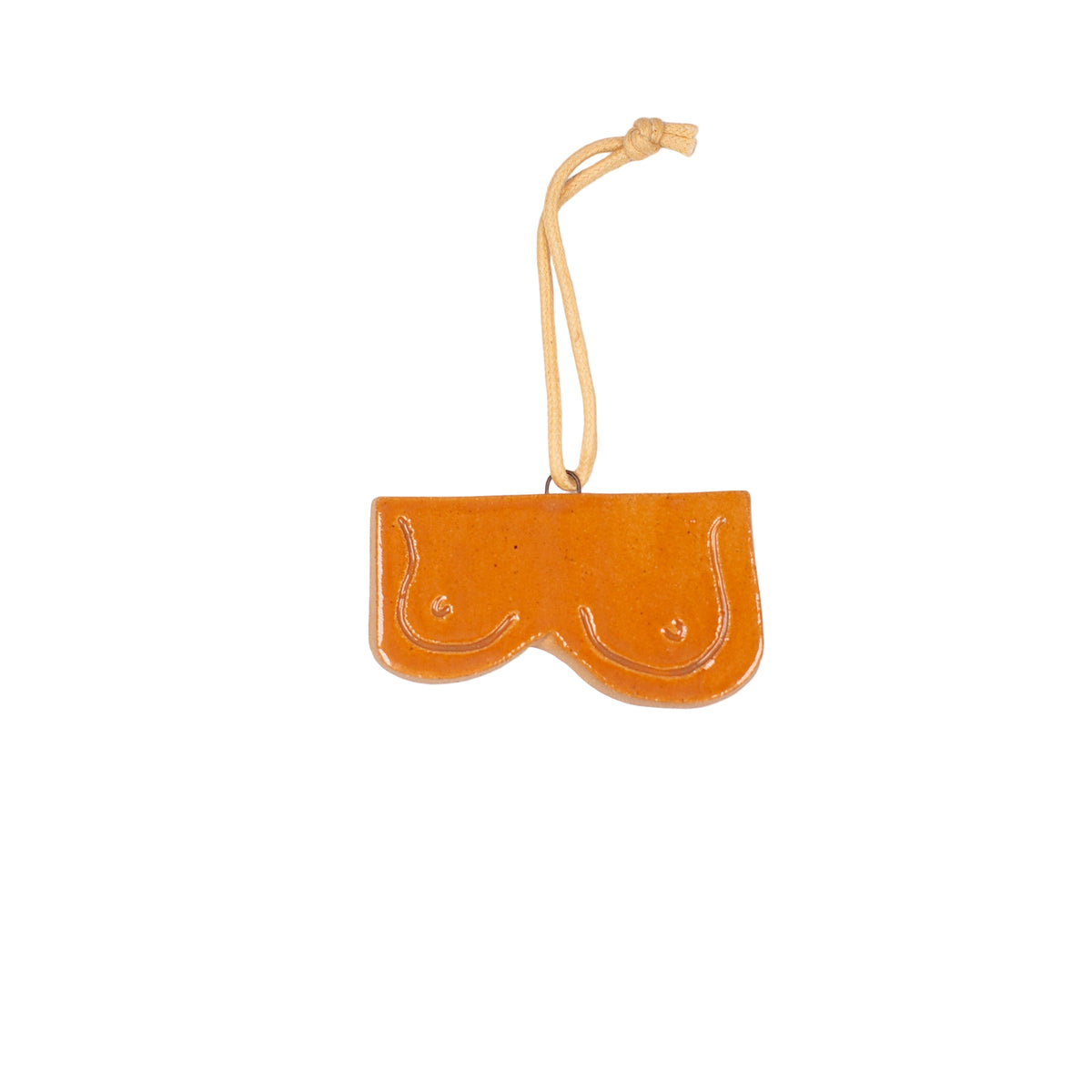 ceramic boob shaped ornaments
