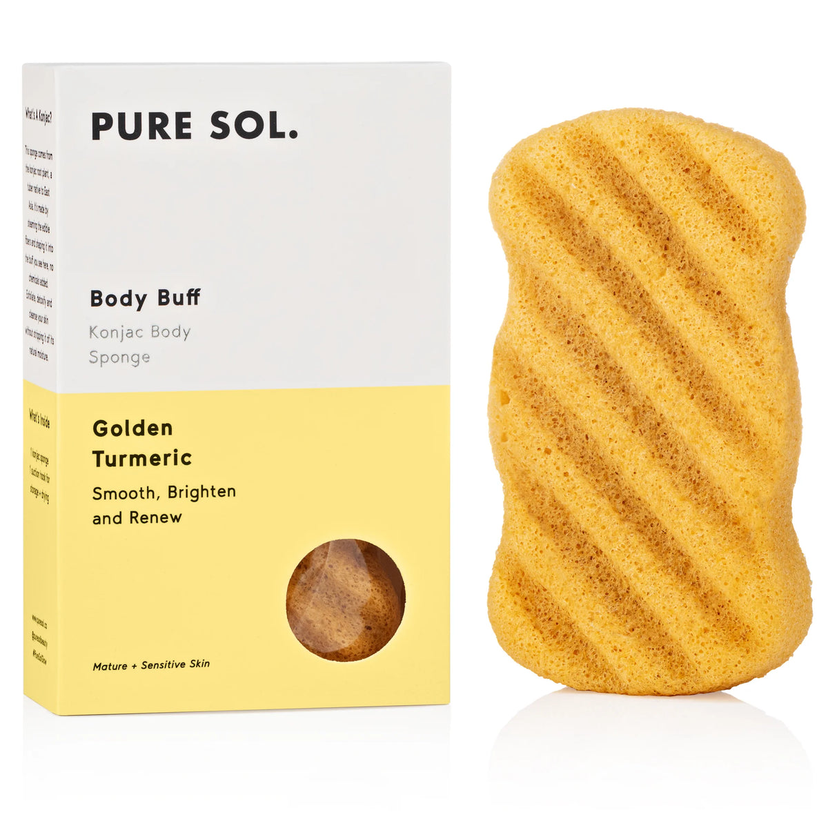 Konjac Body Sponge - Golden Turmeric