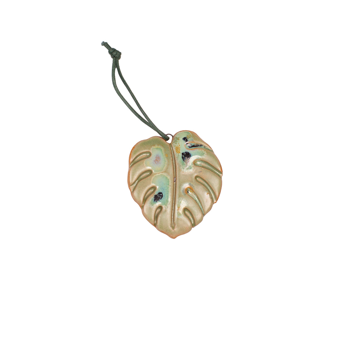 monstera leaf ornament