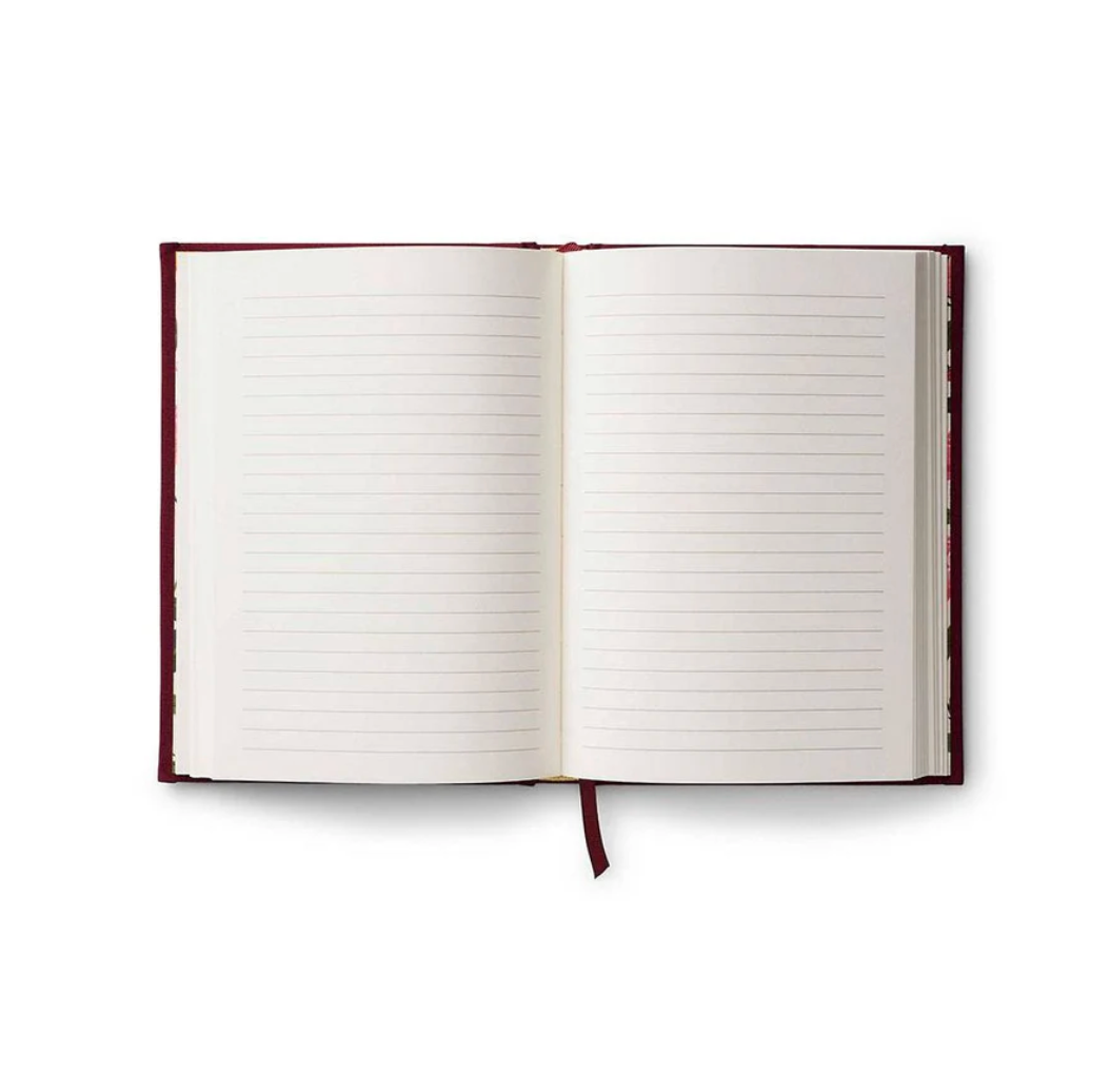 Embroidered Rose Journal