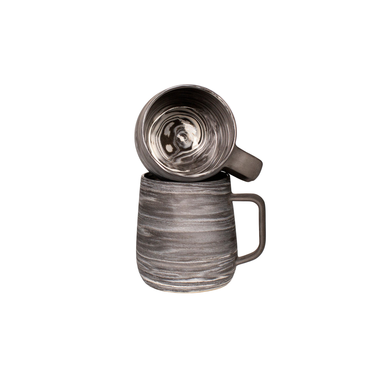 Midnight Noir Swirled Mug