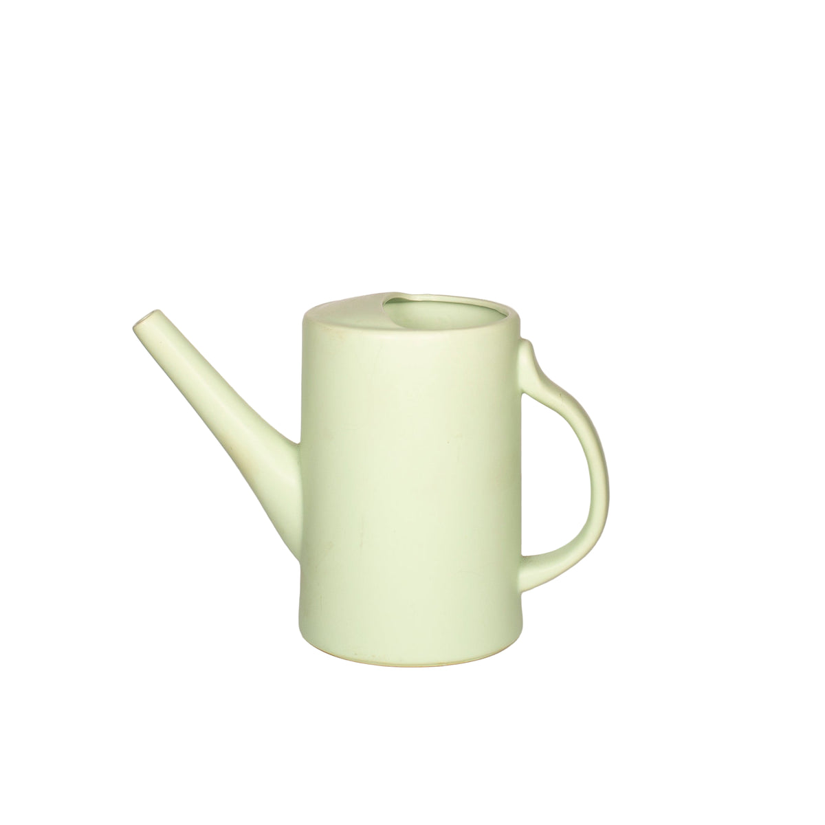 mint green porcelain watering can