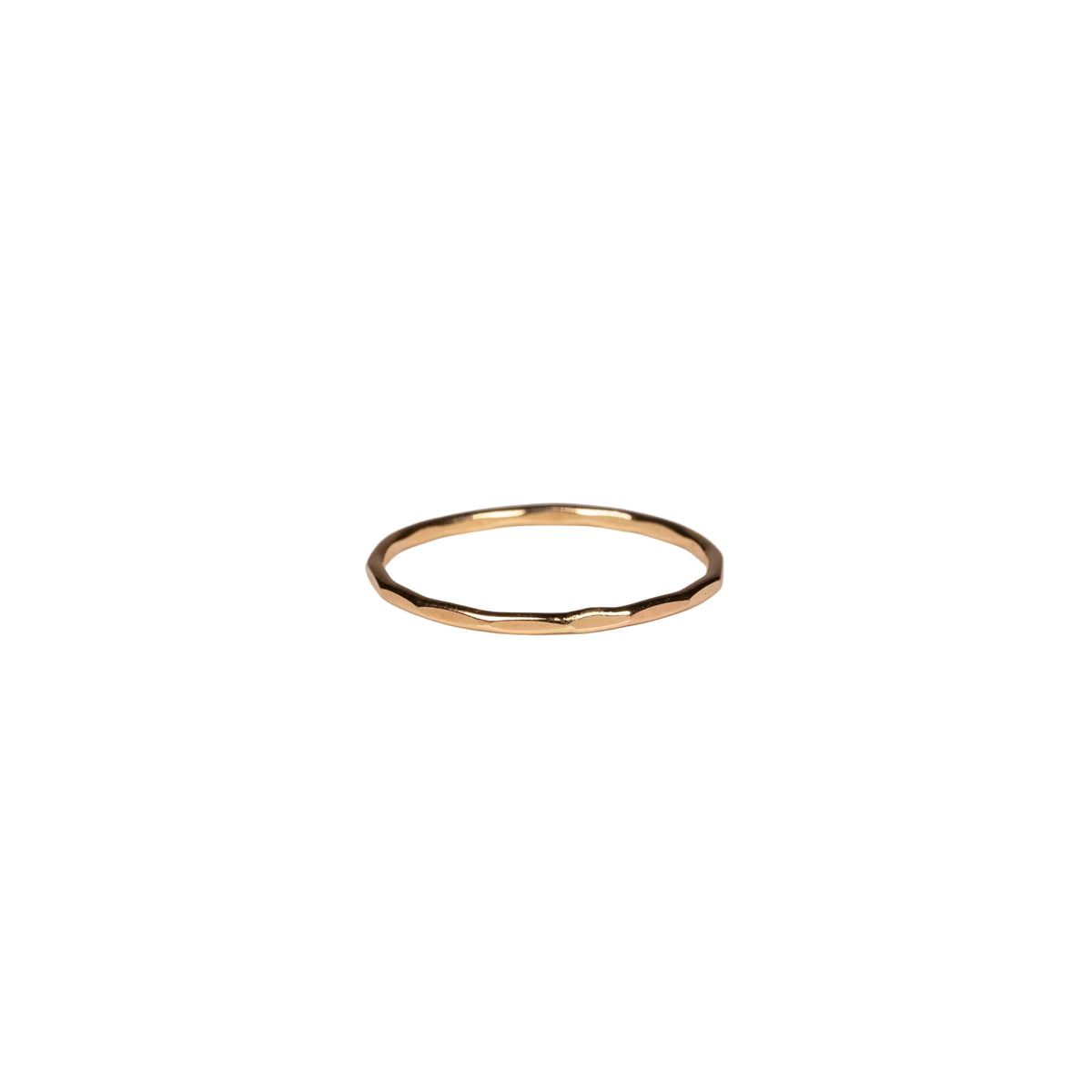 14k Hammered Band