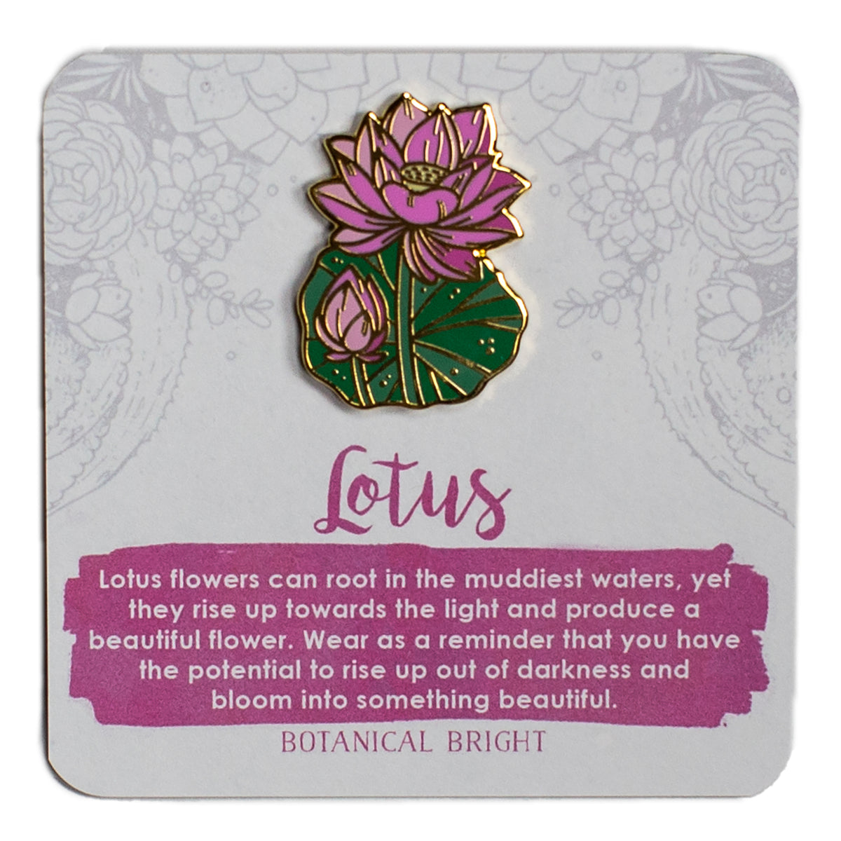 Enamel Botanical Pins