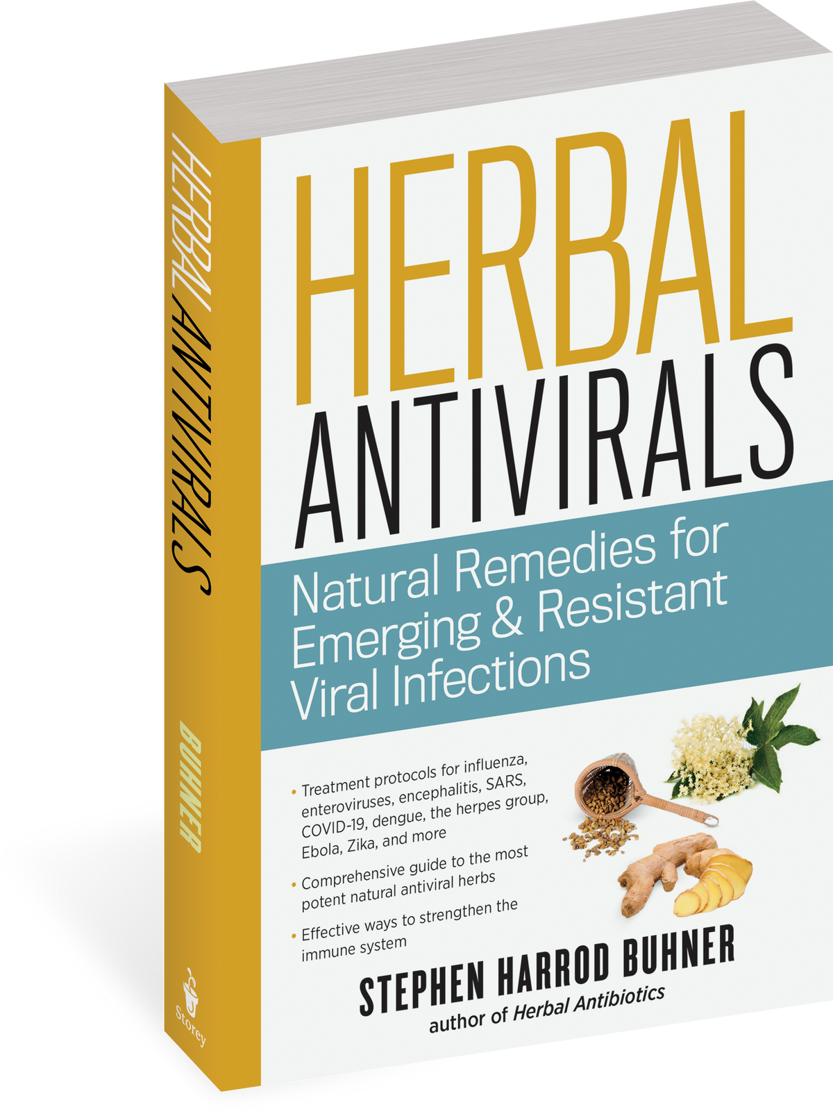 Herbal Antivirals Natural Remedies for Emerging and Resistant Viral Infections by Stephan Harrod Buhner