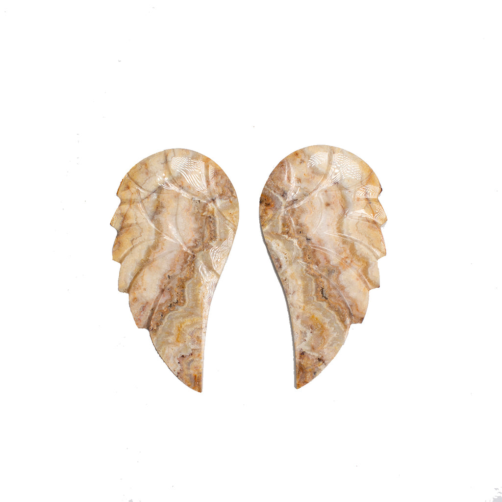 Agate Angel Wings Pair
